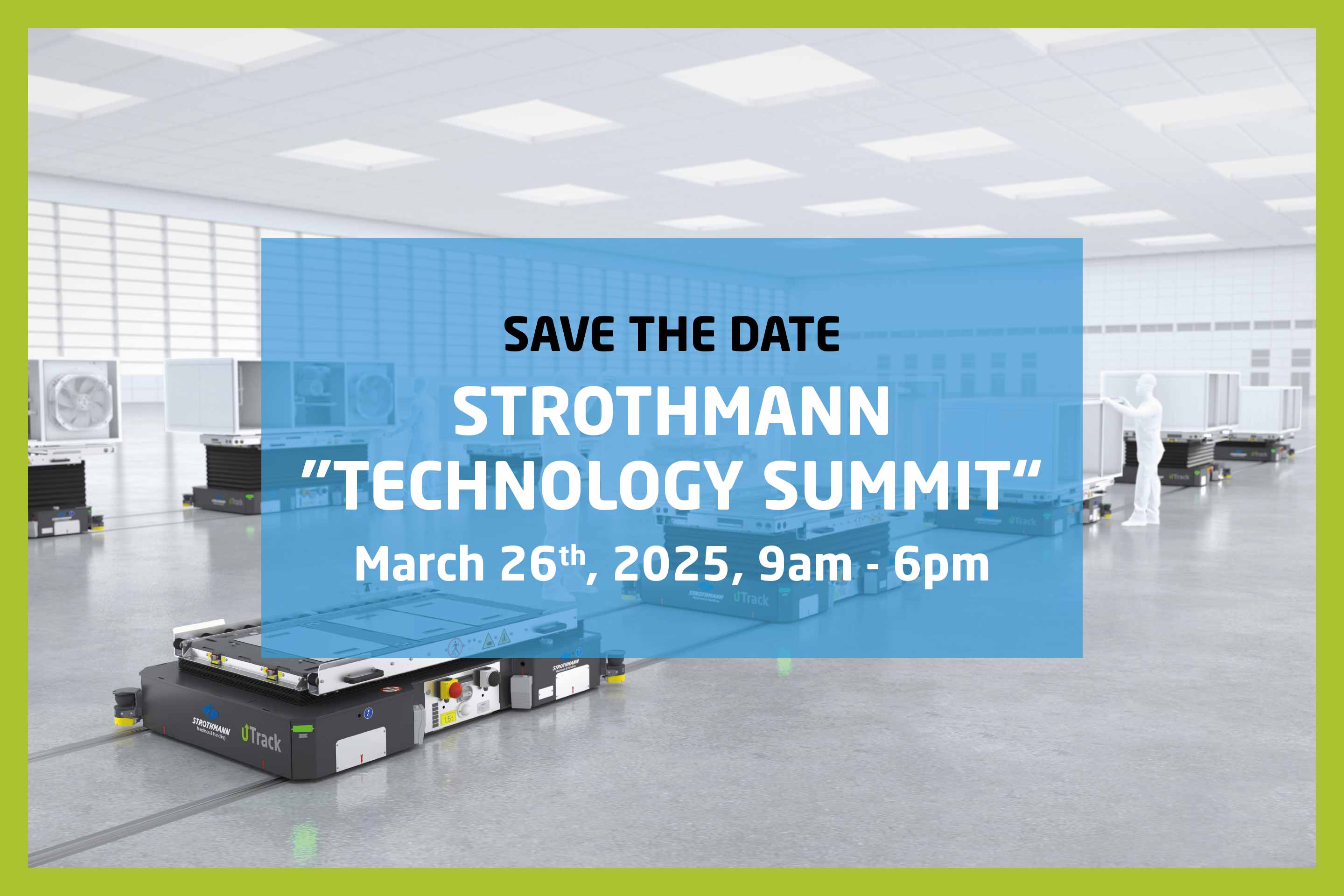Rekisteröidy nyt: Strothmann Technology Summit 2025